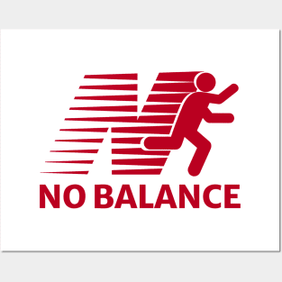 Funny Sayings - No Balance Posters and Art